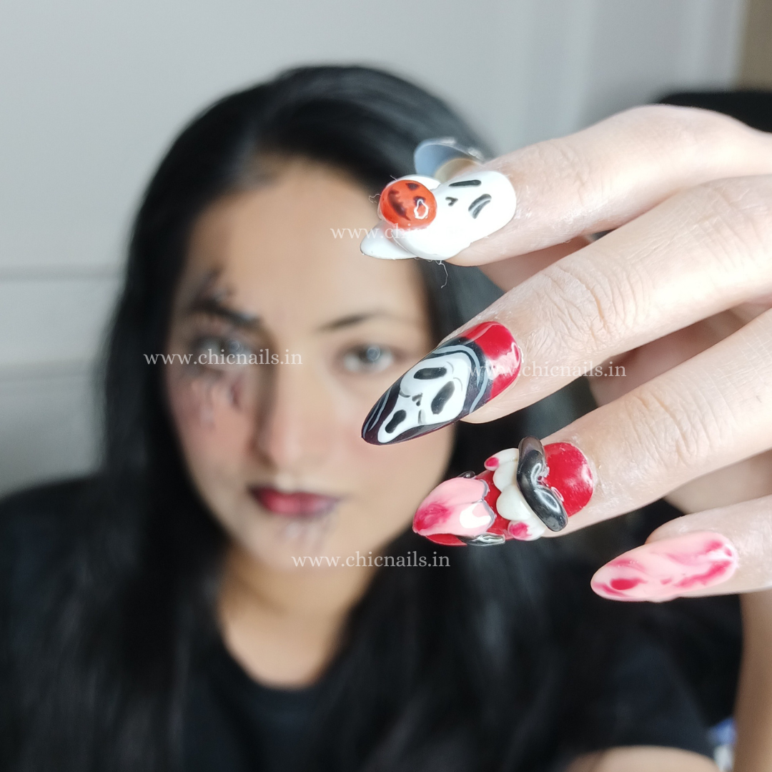 Spooky Glam Nails