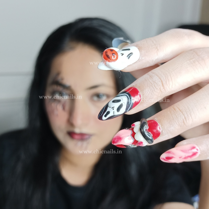 Spooky Glam Nails